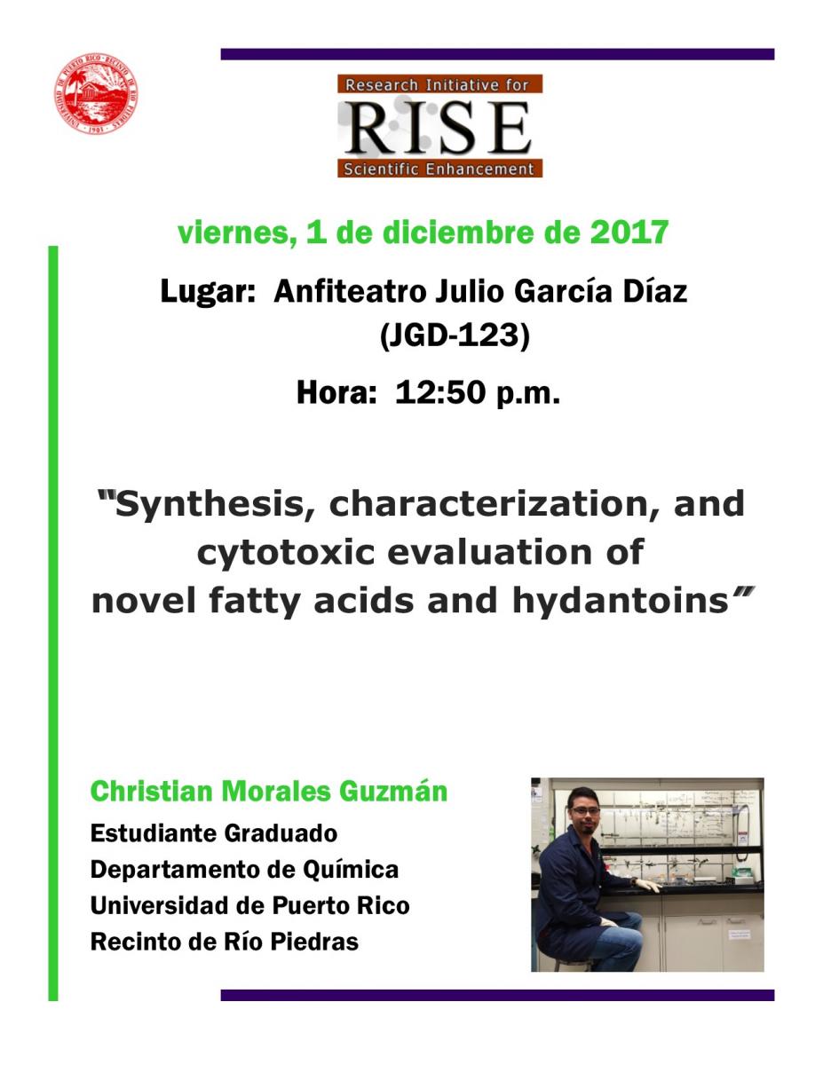 Seminar - Christian Morales (1 diciembre 2018) 