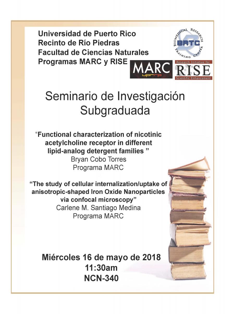 Seminar - Brian Cobo y Carlene Santiago ( 16 mayo 2018)